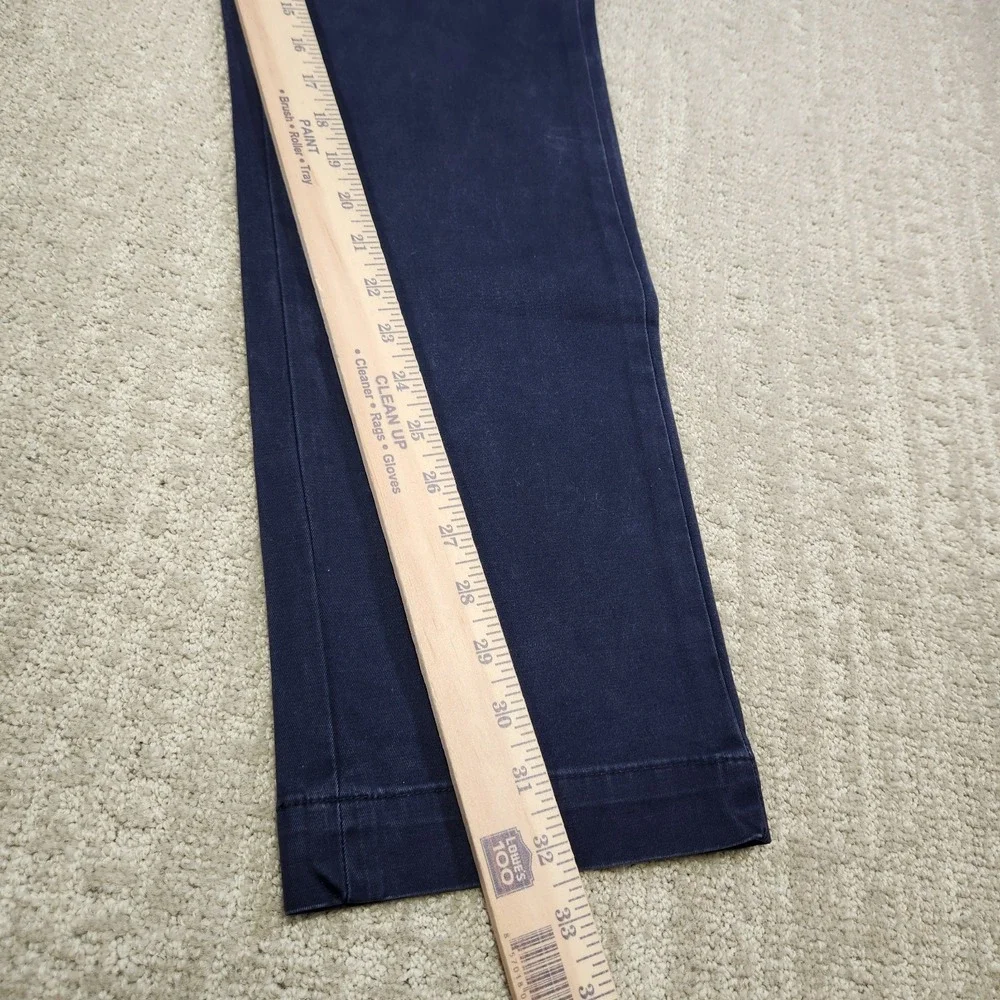 Banana Republic Pants Men 34x32 Aiden Chino Straight Leg Fit Cotton‎ Navy Blue